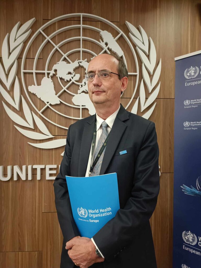 dr Erwin Cooreman, WHO/photo credit Nauka Govori
